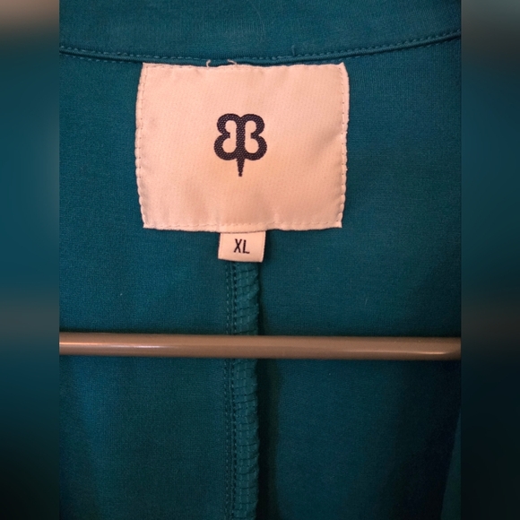Betabrand Classic Blazer in Tidewater Blue Size XL Womens Ponte Knit - Picture 4 of 6